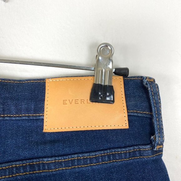 NEW Everlane The Authentic Stretch Mid Rise Skinny Jean Dark Blue Wash 27 - Picture 9 of 9